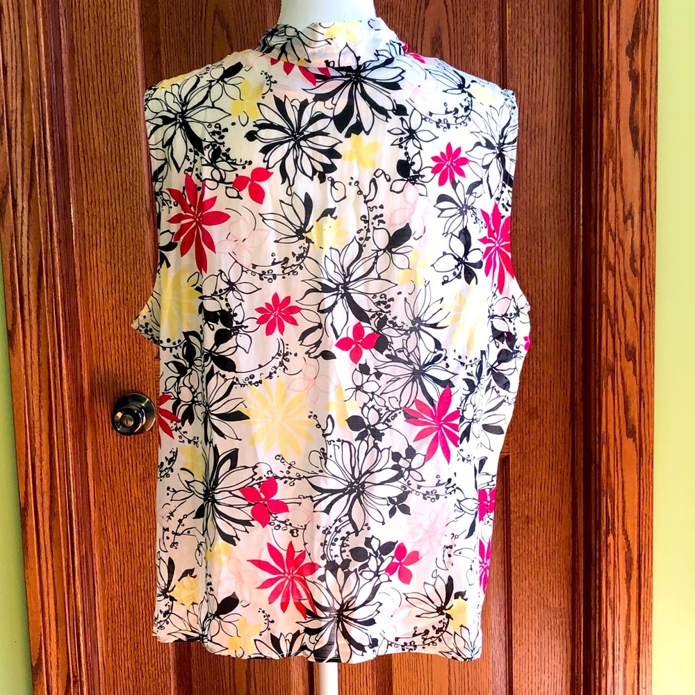 Oscar De La Renta Sleeveless Top - Picture 8 of 8